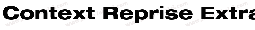 Context Reprise ExtraBlack SSi Extra Black字体转换